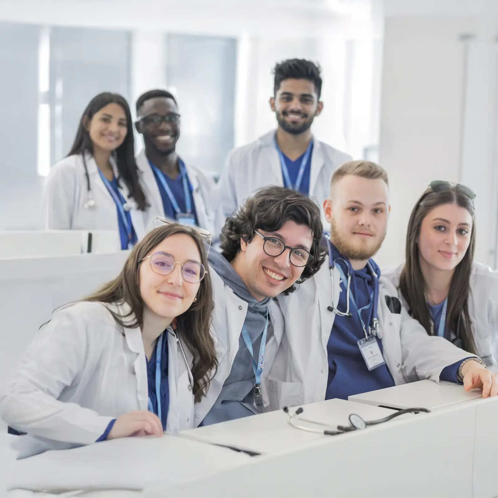 Students studying human medicine in English at UMFST-UMCH in Hamburg